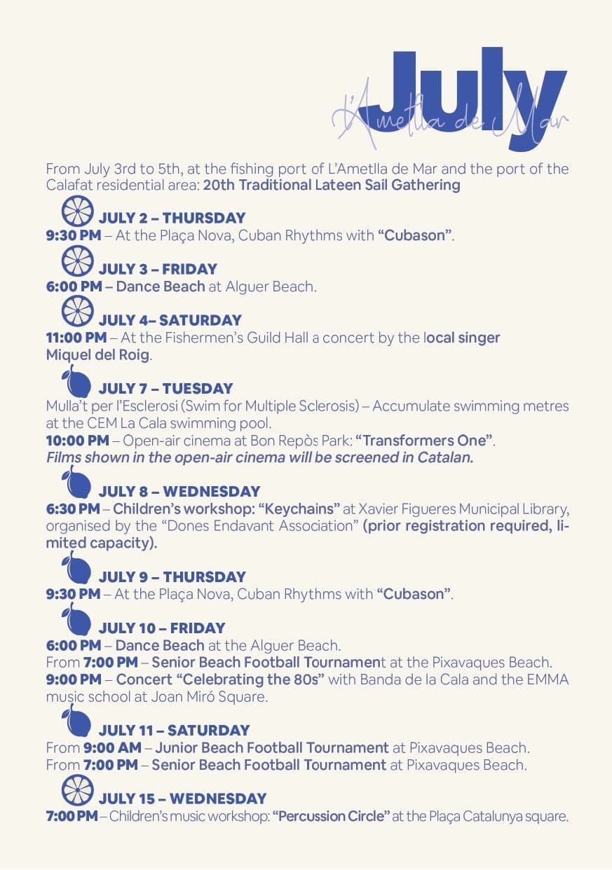 July Events 2026