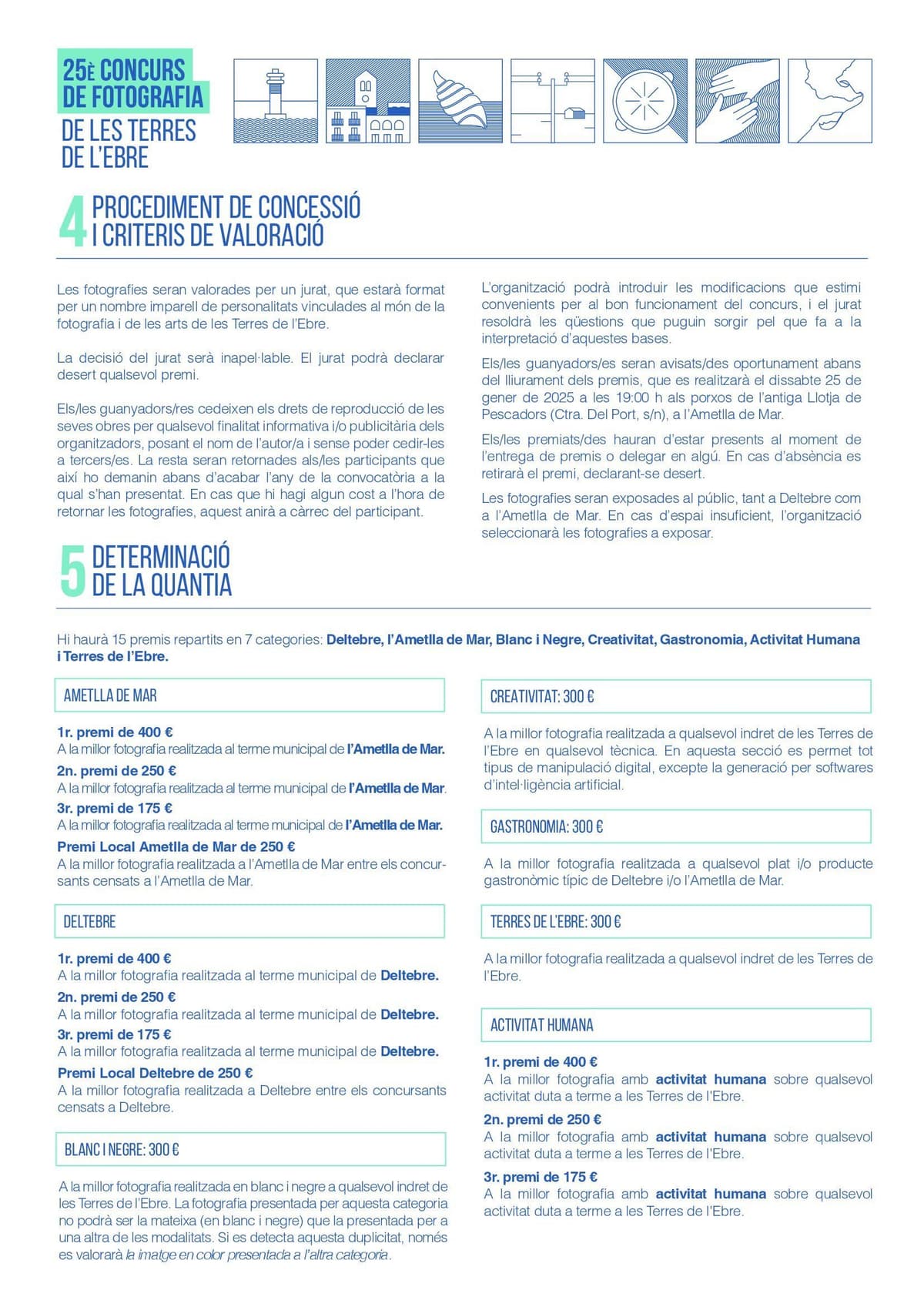 Bases del Concurs de Fotografia de Terres de l'Ebre