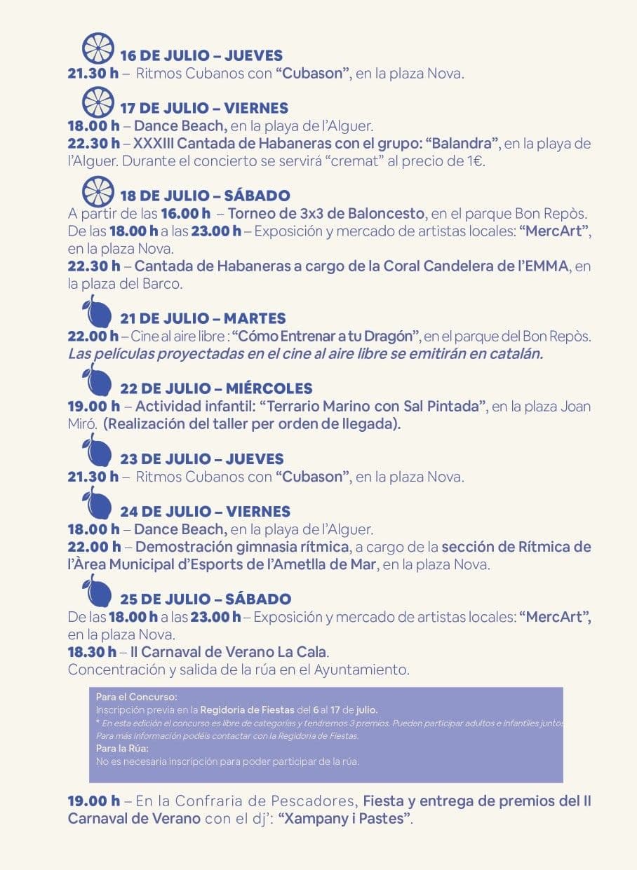 Agenda Julio 2026