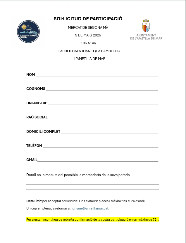 Marché de seconde main de printemps