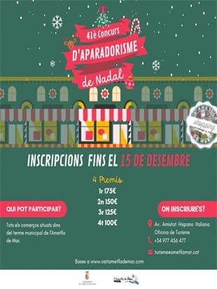 Inscripcions 42è Concurs d'aparadorisme de Nadal