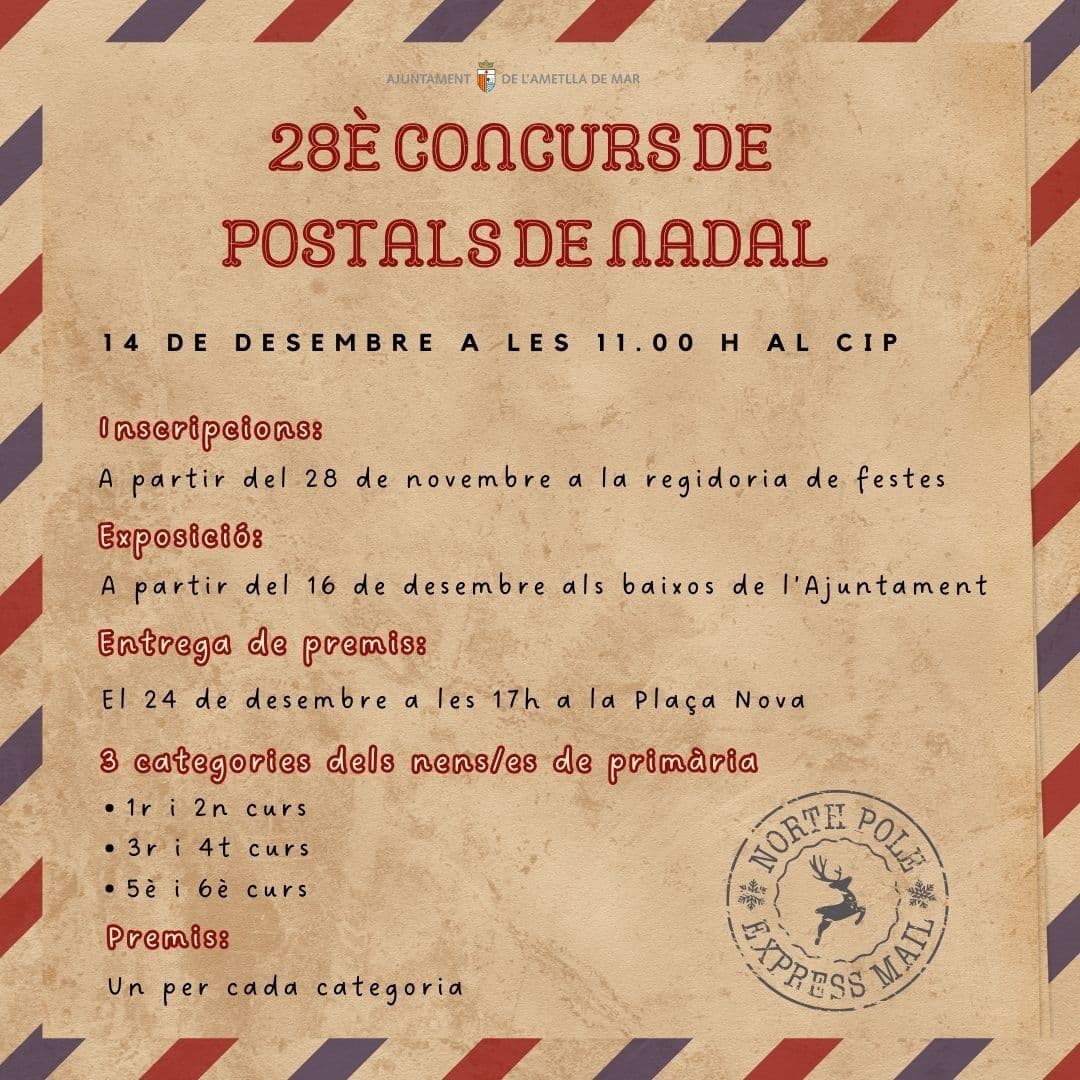 28è Concurs de Postals de Nadal
