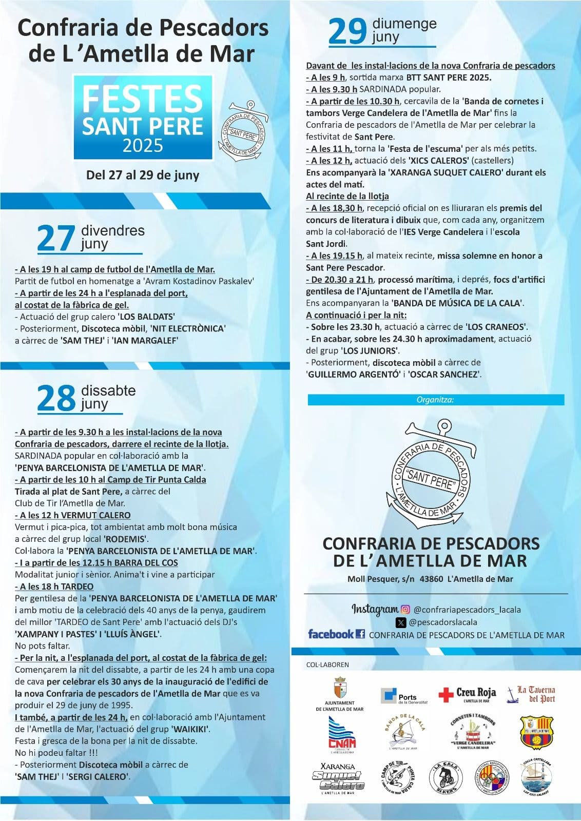 Festes Sant Pere 2025