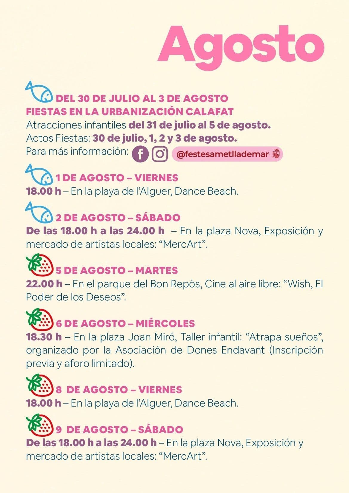 Actos Agosto 2025