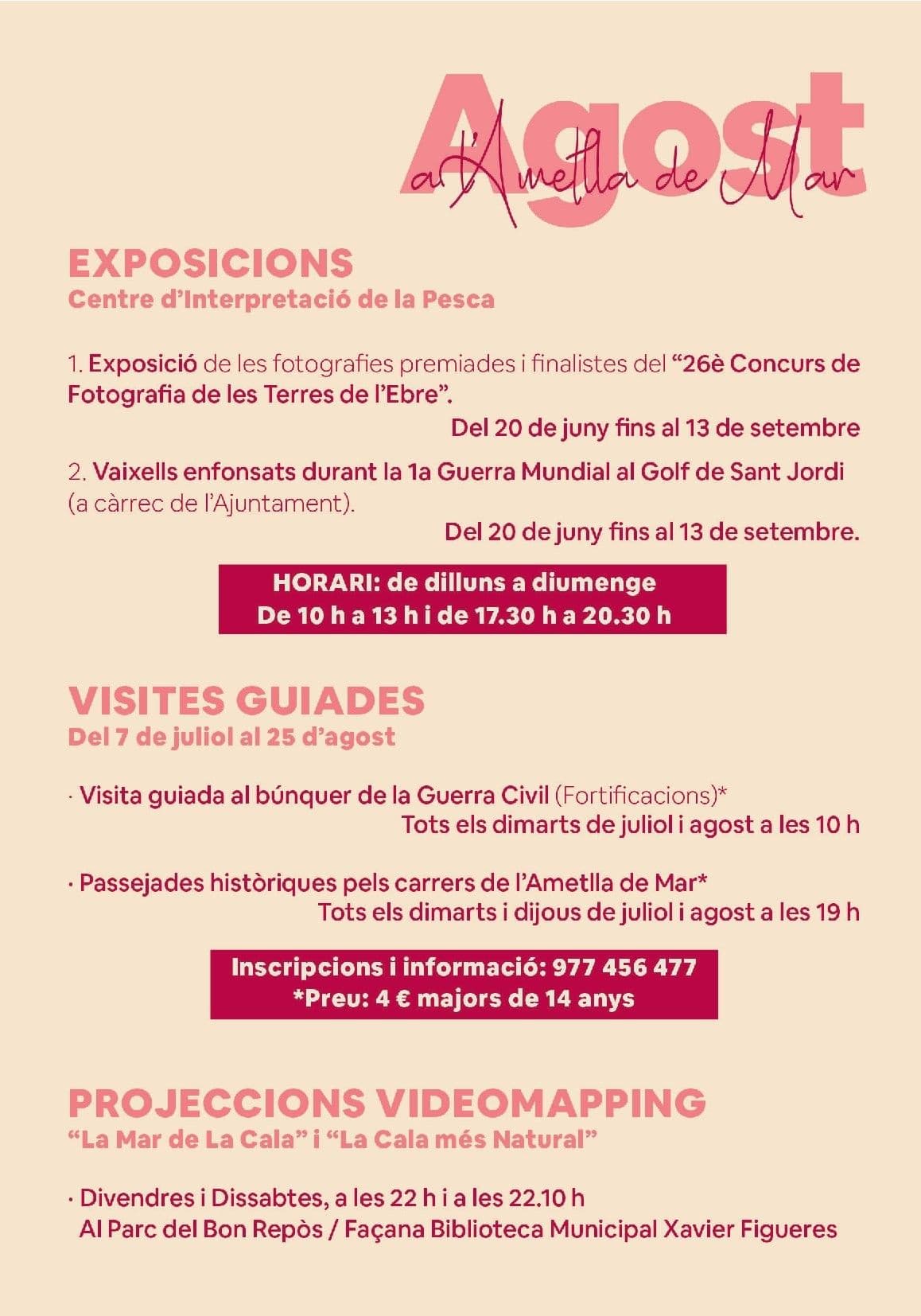 Agenda Agost 2025