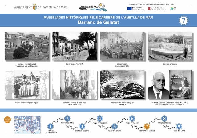 7. "Barranc de Galetet" (Route historique à l'Ametlla de Mar)