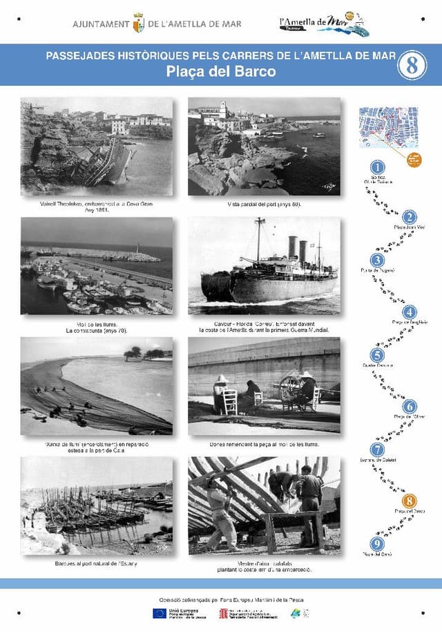 8. "Plaça del Barco" (Route historique de l'Ametlla de Mar)