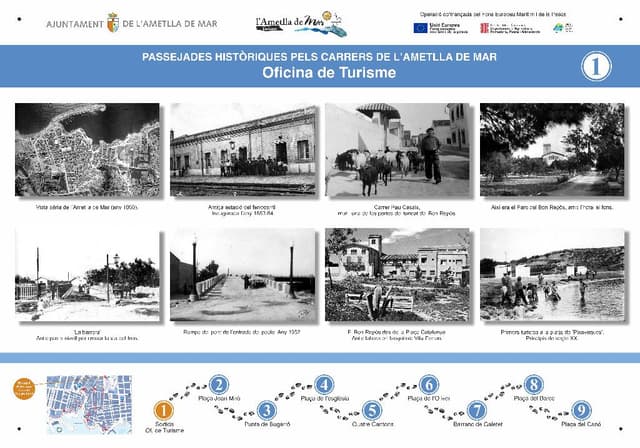 1. Office de tourisme (Route historique dans l'Ametlla de Mar)