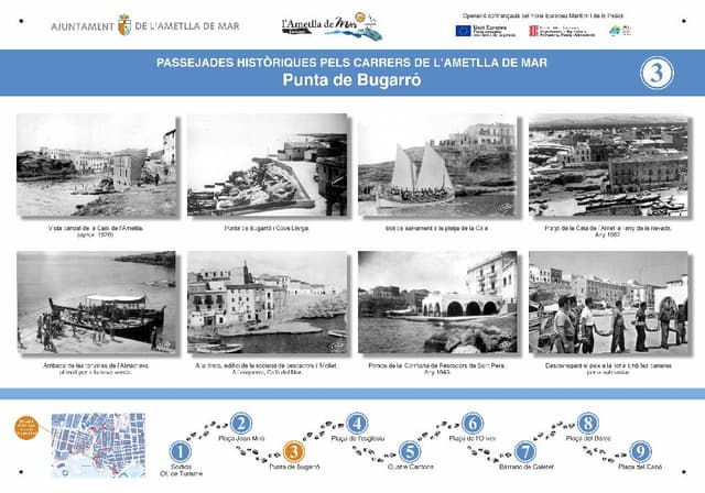 3. "Punta de Bugarró" (Route historique à l'Ametlla de Mar)