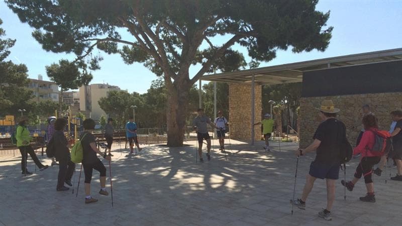 Nordic walking: diagonal technique - Caminar x Caminar