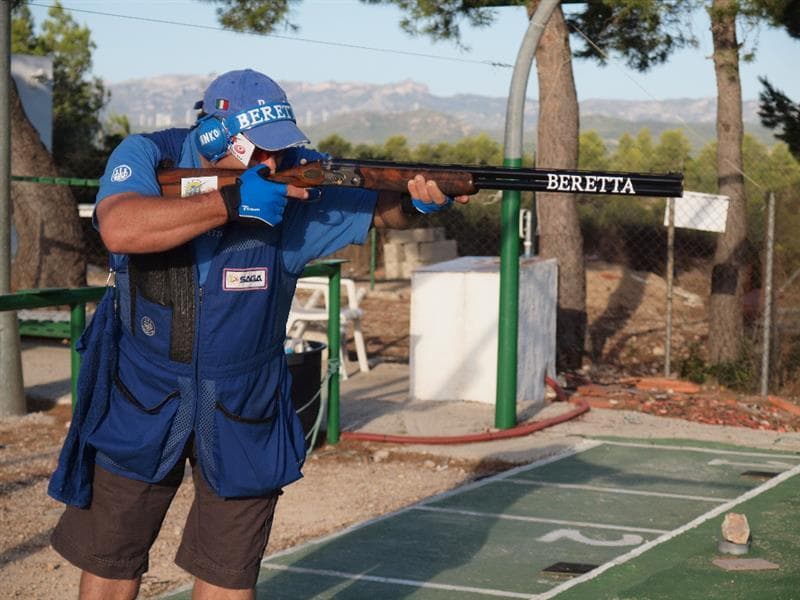 Clay pigeon shooting -  Punta Calda shooting range