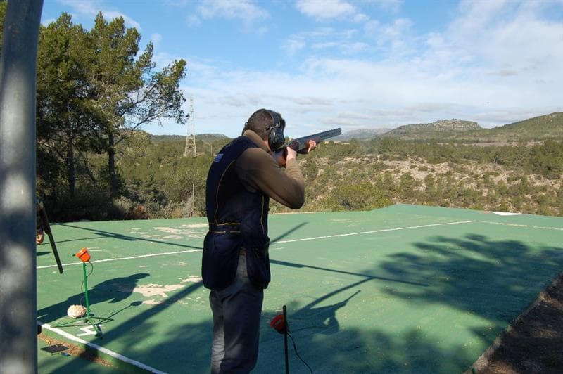 Clay pigeon shooting -  Punta Calda shooting range