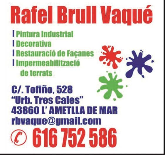 Rafel Brull Vaqué  Painter and Decorator