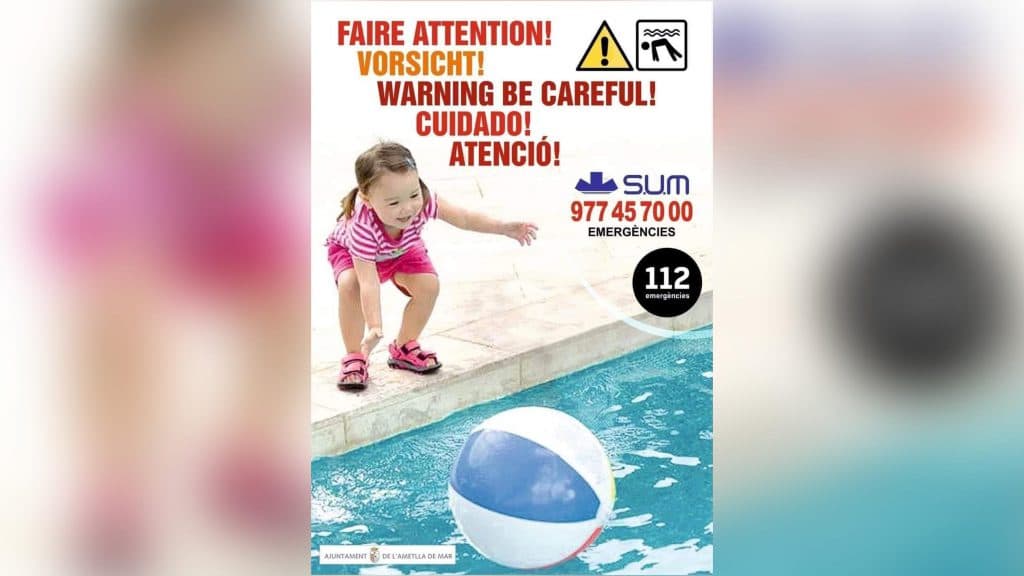 En marxa la campanya per evitar accidents greus amb infants a les piscines privades