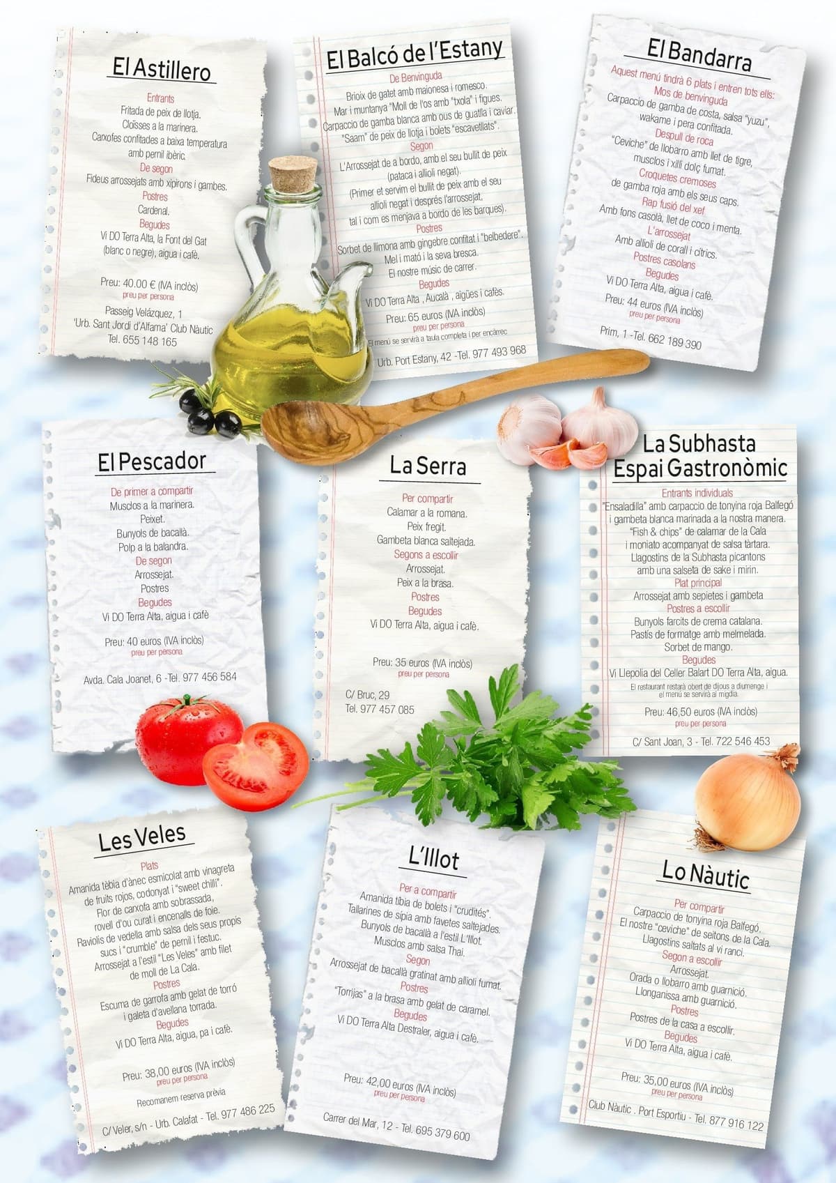 Semaine gastronomiques du "l'Arrossejat" de l'Ametlla de Mar