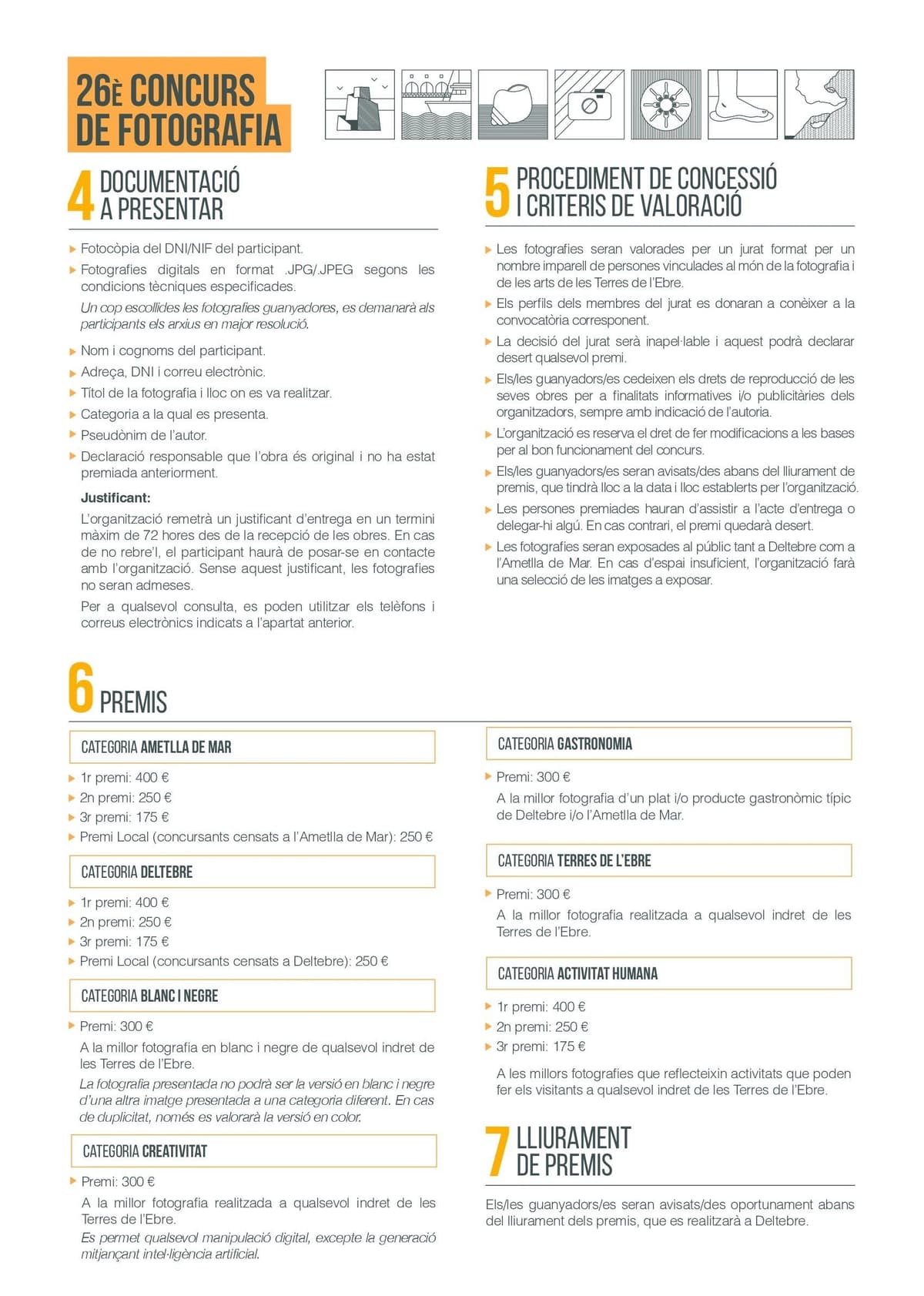 "Terres de l'Ebre" photography competition