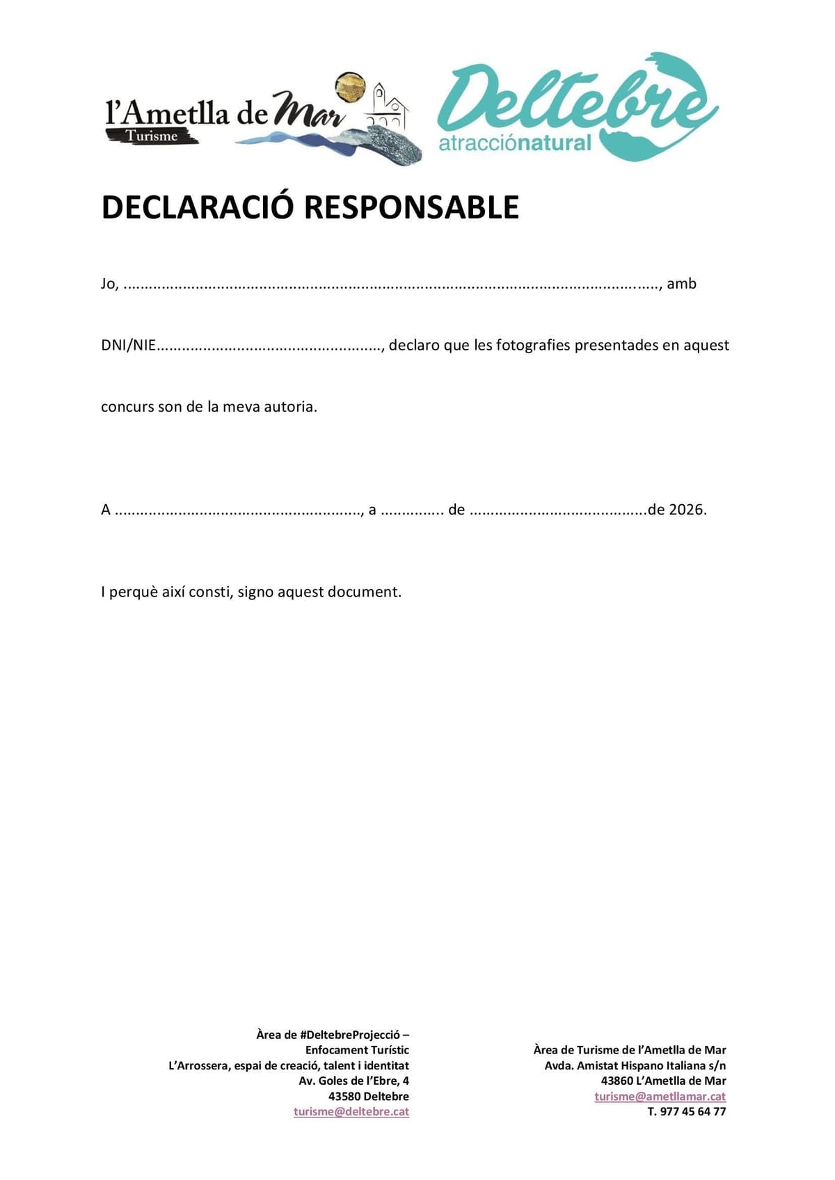 "Terres de l'Ebre" photography competition