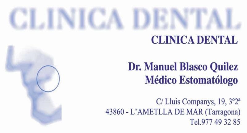 Clinique dentaire Manuel Blasco Quilez