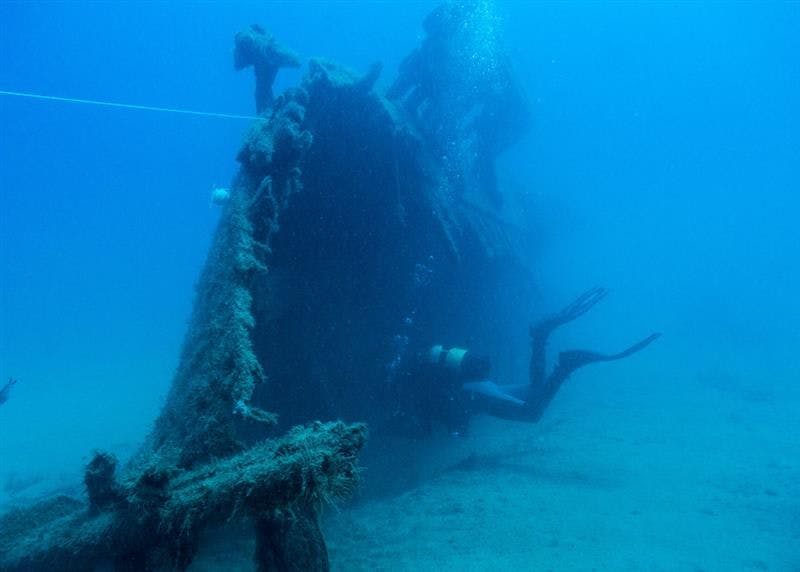 Buceo en barcos hundidos - Ametlla Diving